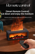 Fireplace Aroma Diffuser 150ml 7 Color Flame With Remote Control Cool Mist Humidifier Auto ShutOff Timer For Home Office