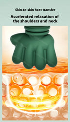 Electric Neck and Shoulder Muscle Massager Heated Back Massagers Smart Kneading Muscles Massage Pillow Leg Body Christmas Gift