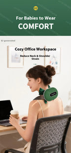 Electric Neck and Shoulder Muscle Massager Heated Back Massagers Smart Kneading Muscles Massage Pillow Leg Body Christmas Gift