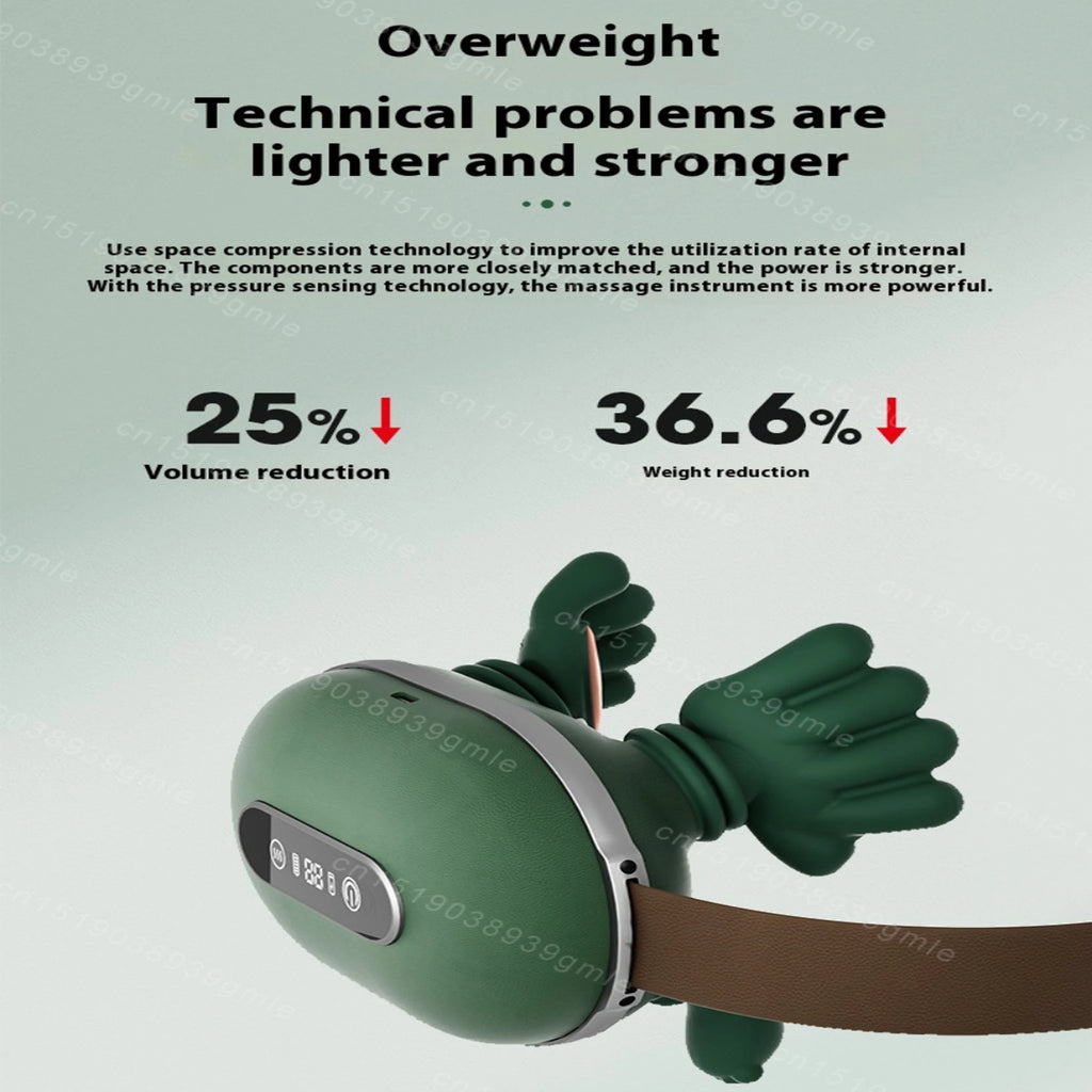 Electric Neck and Shoulder Muscle Massager Heated Back Massagers Smart Kneading Muscles Massage Pillow Leg Body Christmas Gift