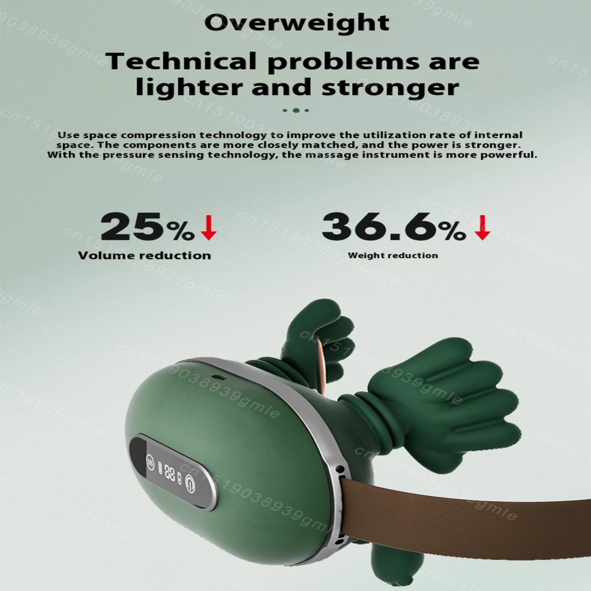 Electric Neck and Shoulder Muscle Massager Heated Back Massagers Smart Kneading Muscles Massage Pillow Leg Body Christmas Gift