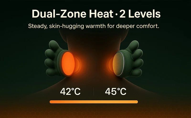 2025 Bionic Neck Shoulder Massager N7 Kneading Massager Shawl 3-Level Modes Neck Cervical Waist Leg Body Muscles Massage Pillow